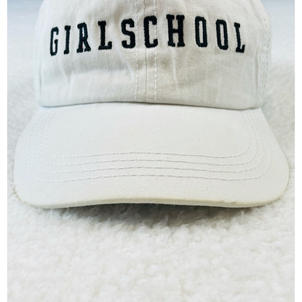 GIRLSCHOOL • White Logo Baseball Cap - Picture 3 of 16